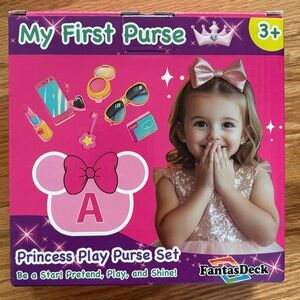 Amazon Princess Play Purse Set with letter C - New in Box
